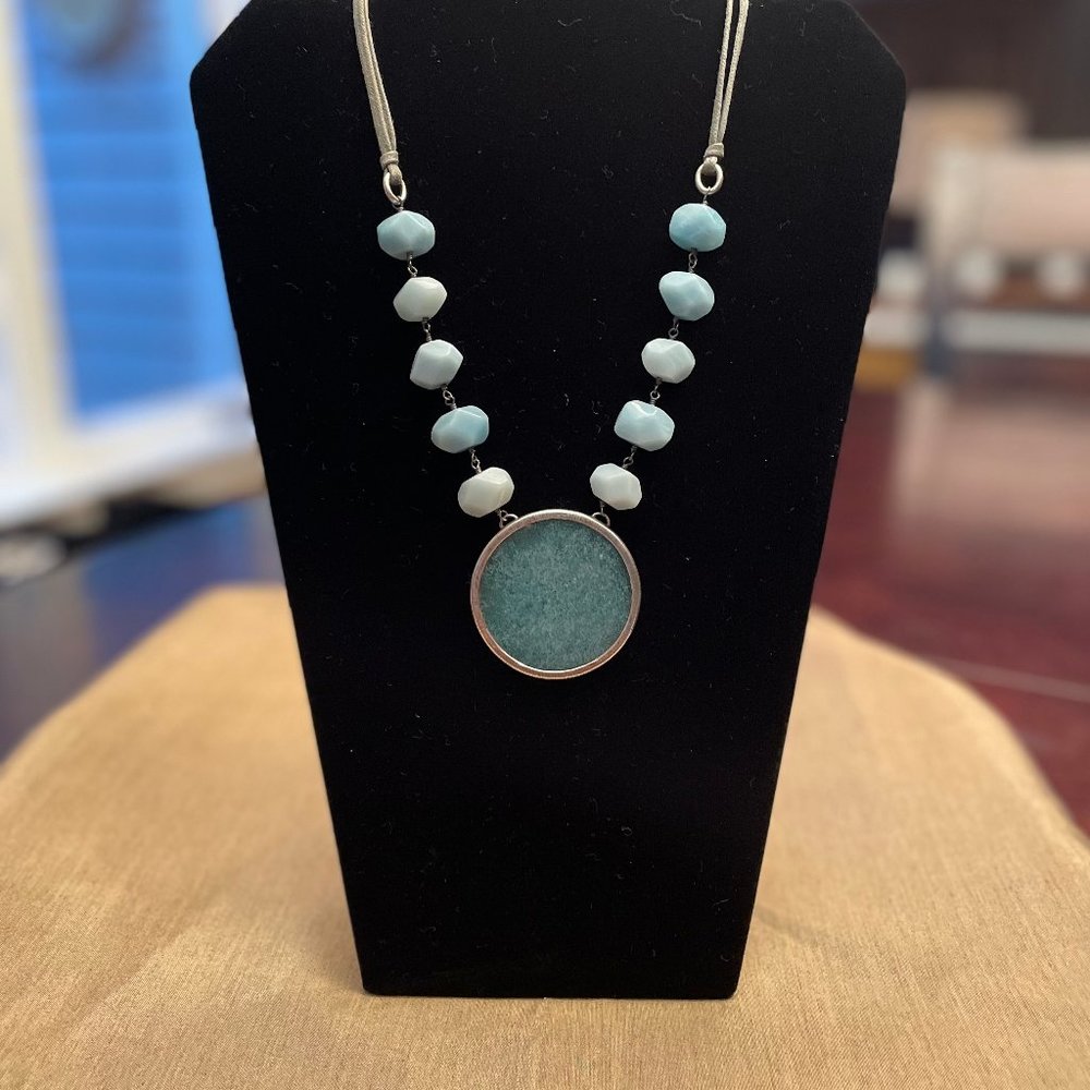 Silpada N2070 Sterling Silver and Quartzite Necklace